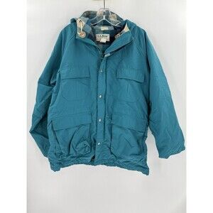 Vintage LL Bean Baxter State Parka Flannel Lined Jacket Coat Women’s LARGE USA
